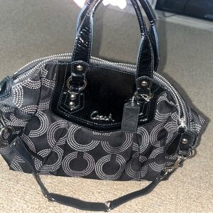 Coach Black and Gray Women's Bag